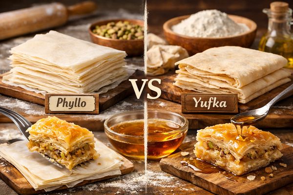 Phyllo vs. Yufka: Understanding Dough Types Phyllo vs. Yufka: Understanding Dough Types — Baklava Academy