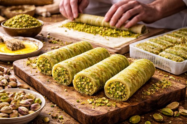 Pistachio Sarma: Craft, Rolling, and Crunch Pistachio Sarma: Craft, Rolling, and Crunch — Baklava Academy