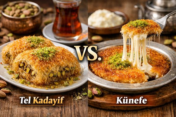 Kadayif Desserts: Tel Kadayif vs. Künefe Kadayif Desserts: Tel Kadayif vs. Künefe — Baklava Academy