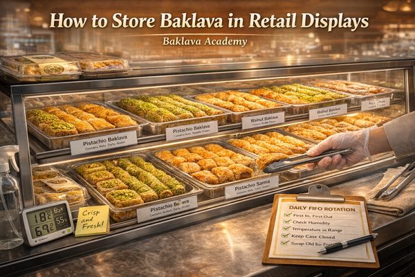 How to Store Baklava in Retail Displays How to Store Baklava in Retail Displays — Baklava Academy